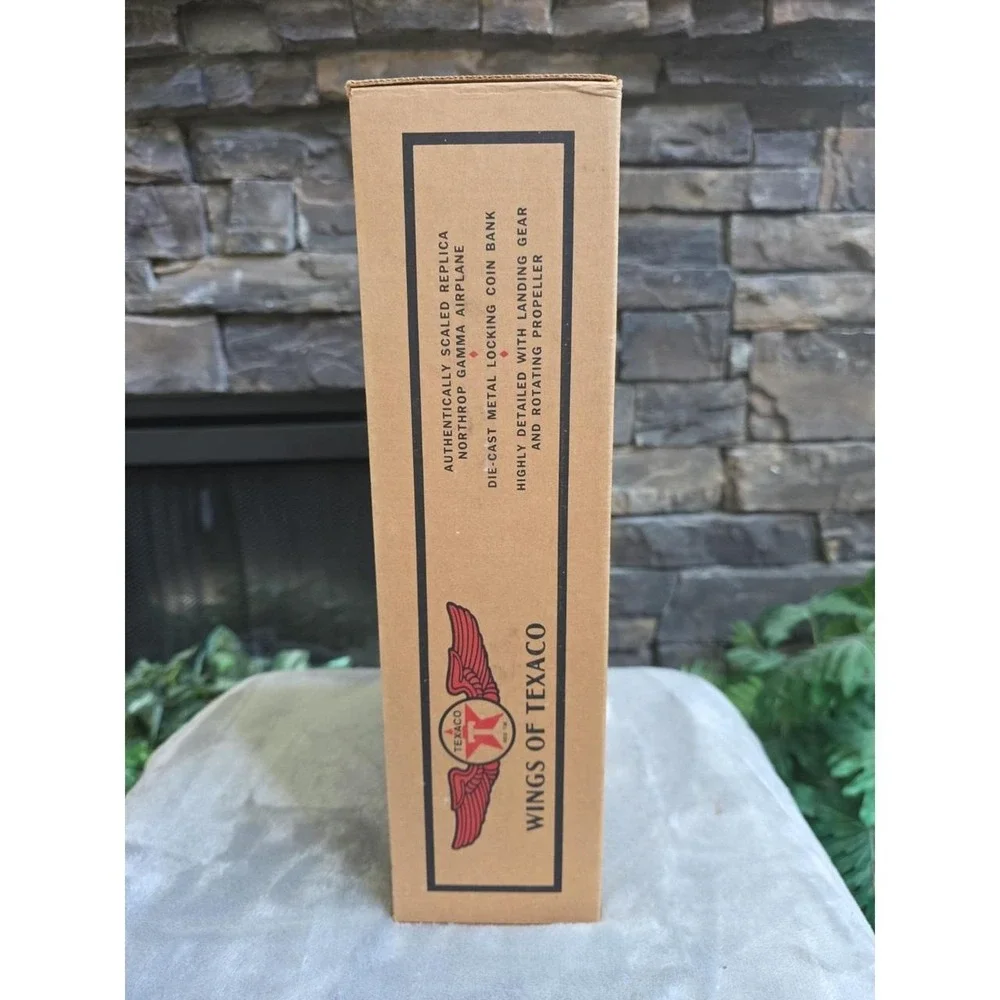 ERTL Wings of Texaco 1932 Northrop Gamma Airplane Coin Bank 2nd/ Series NEW /Box